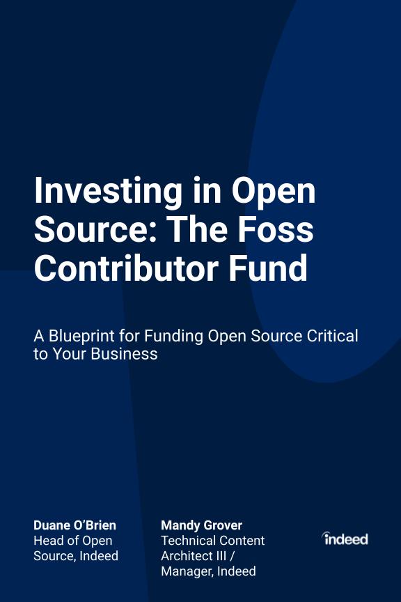 Investing in Open Source: The FOSS Contributor Fund Book Cover